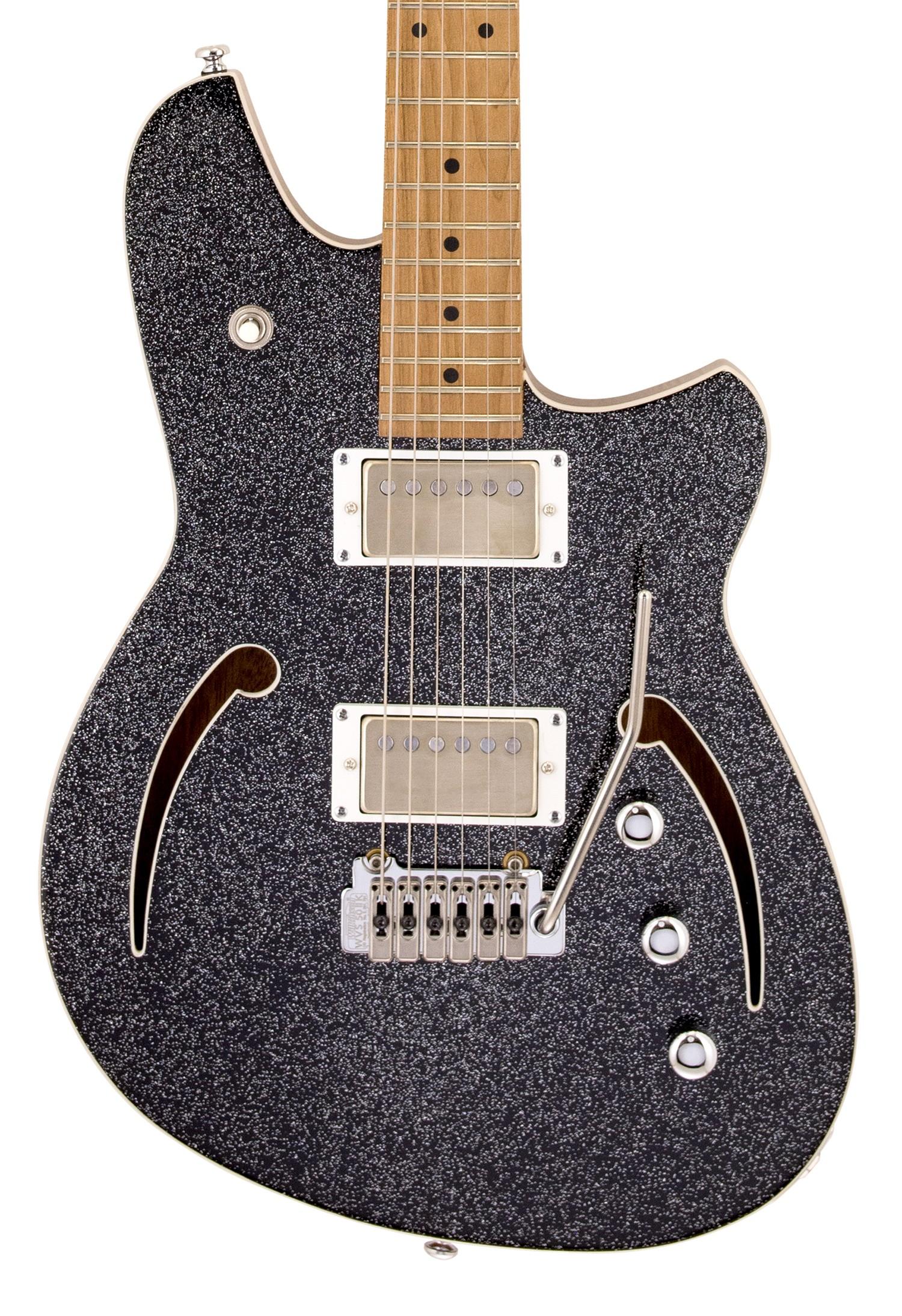 Reverend Kingbolt Air HH Electric Guitar in Black Sparkle